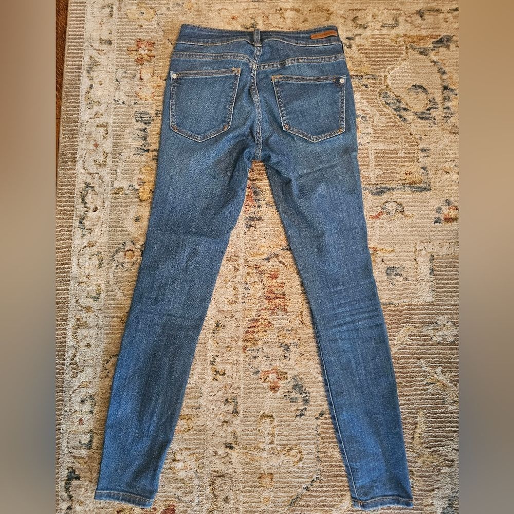 Anthropologie Pilcro high rise leggings sz 25 with 28" inseam